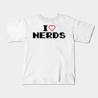 I Heart Nerds v6 Kids T-Shirt